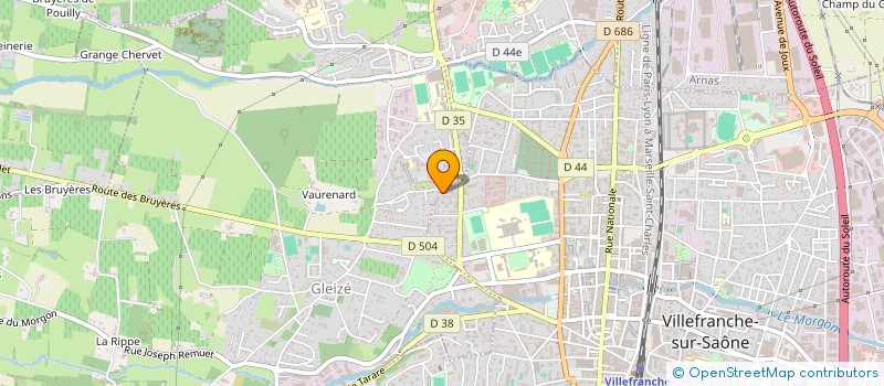 localisation de l'entreprise MONSIEUR FABIEN CORONA  VILLEFRANCHE-SUR-SAONE
