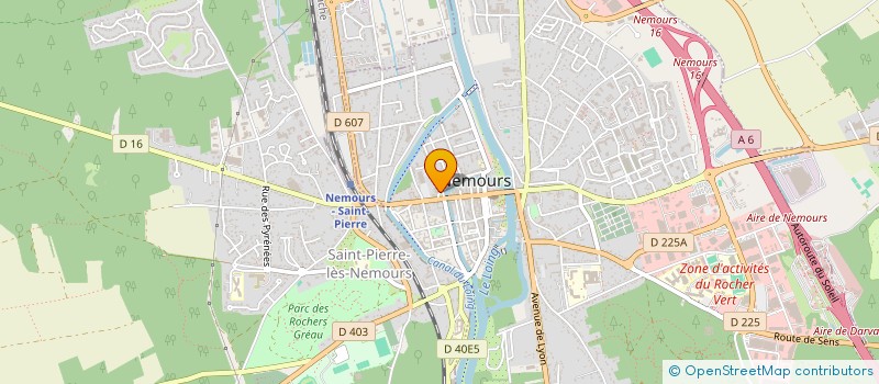 localisation de l'entreprise MONSIEUR FABIEN CORONT DUCLUZEAU à NEMOURS