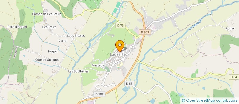 localisation de l'entreprise MONSIEUR FABIEN CORRECH  TREJOULS