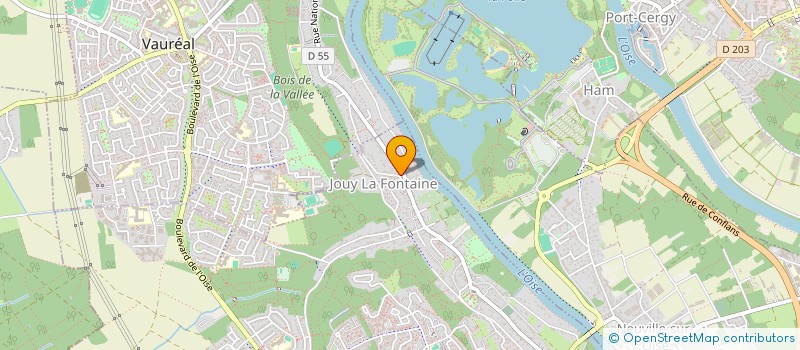 localisation de l'entreprise MONSIEUR FABIEN COSSENET  JOUY-LE-MOUTIER