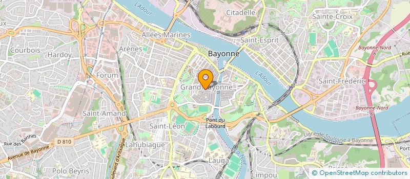 localisation de l'entreprise MONSIEUR FABIEN COUPIGNY à BAYONNE