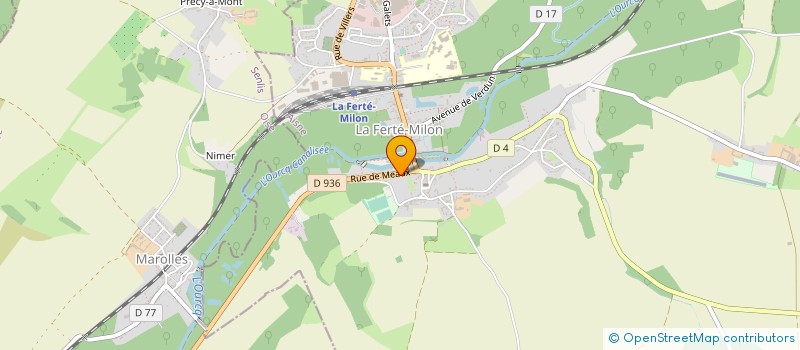 localisation de l'entreprise MONSIEUR FABIEN COURAULT  LA FERTE-MILON