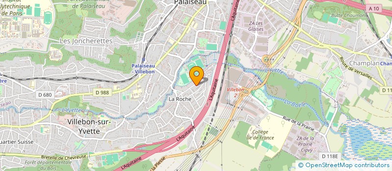 localisation de l'entreprise MONSIEUR FABIEN COURIVAUD  VILLEBON-SUR-YVETTE