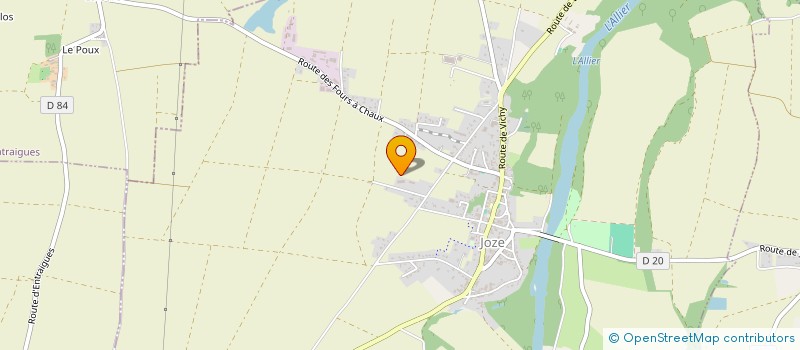 localisation de l'entreprise MONSIEUR FABIEN COURRET  JOZE