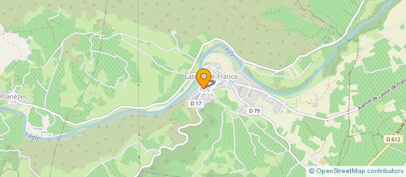 localisation de l'entreprise MONSIEUR FABIEN CROUZILLES  LANSAC