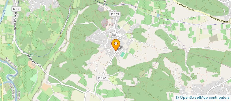 localisation de l'entreprise MONSIEUR FABIEN CROVETTI  JUNAS