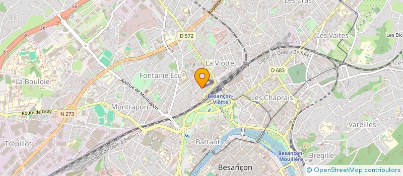 localisation de l'entreprise MONSIEUR FABIEN CUEL  BESANCON