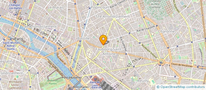 localisation de l'entreprise MONSIEUR FABIEN CULOT  PARIS