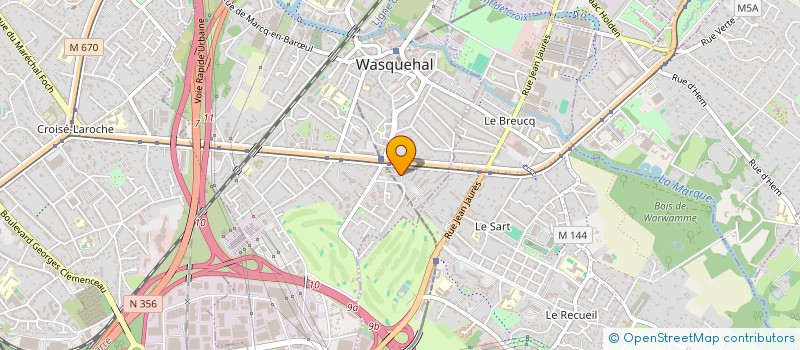 localisation de l'entreprise MONSIEUR FABIEN CUVELIER  WASQUEHAL