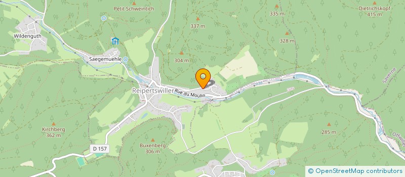 localisation de l'entreprise MONSIEUR FABIEN DAENTZER  REIPERTSWILLER