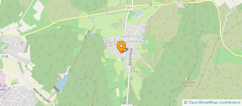 localisation de l'entreprise MONSIEUR FABIEN DANIGO  SAINTE-CROIX-DE-QUINTILLARGUES