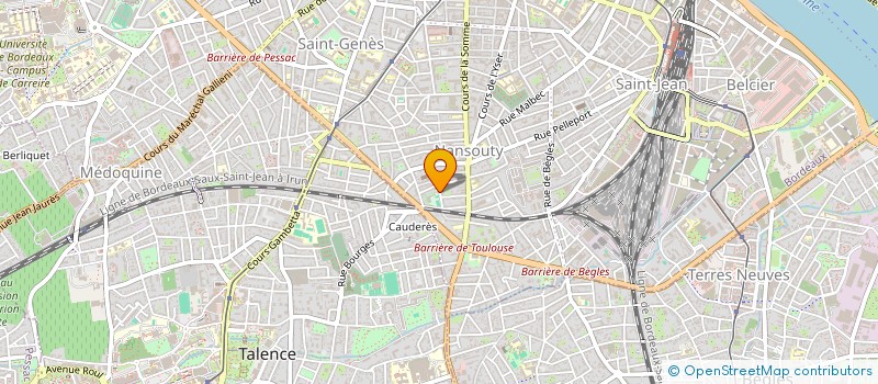 localisation de l'entreprise MONSIEUR FABIEN DARCQ  BORDEAUX