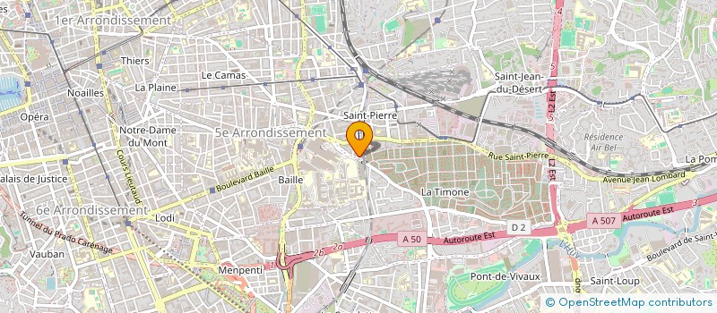 localisation de l'entreprise MONSIEUR FABIEN DARMANI à MARSEILLE