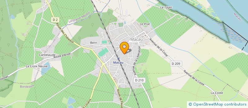 localisation de l'entreprise MONSIEUR FABIEN DARPEIX  MACAU