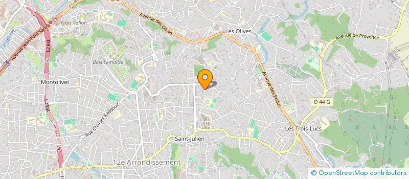 localisation de l'entreprise MONSIEUR FABIEN DAUGNEAU à MARSEILLE