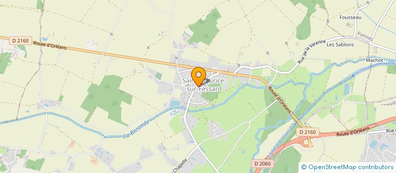 localisation de l'entreprise MONSIEUR FABIEN DAVEAU à SAINT-MAURICE-SUR-FESSARD