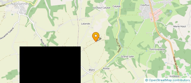 localisation de l'entreprise MONSIEUR FABIEN DAVID  ST AVIT SENIEUR