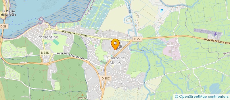 localisation de l'entreprise MONSIEUR FABIEN DAVID à LA BARRE-DE-MONTS