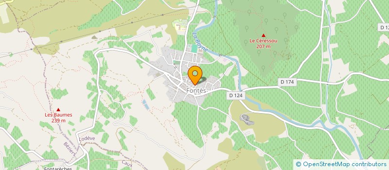 localisation de l'entreprise MONSIEUR FABIEN DAYRE  FONTES