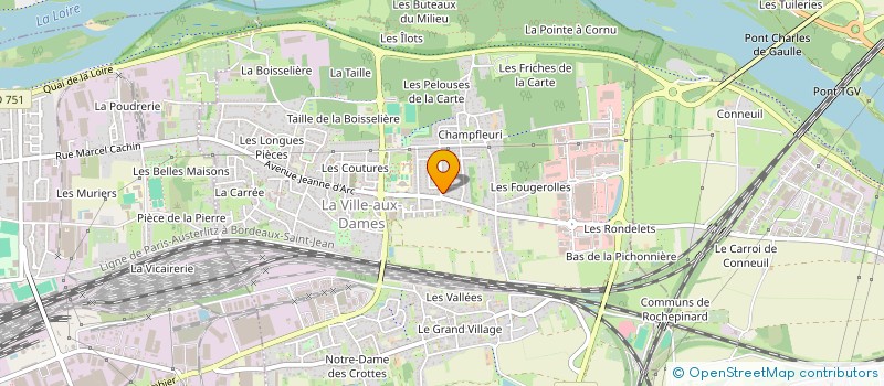 localisation de l'entreprise MONSIEUR FABIEN DE CASTRO  SAINT-CYR-SUR-LOIRE