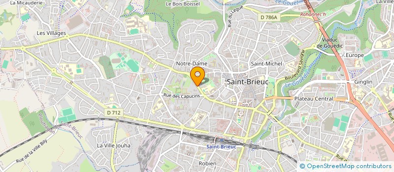 localisation de l'entreprise MONSIEUR FABIEN DE HAUTECLOCQUE à SAINT-BRIEUC