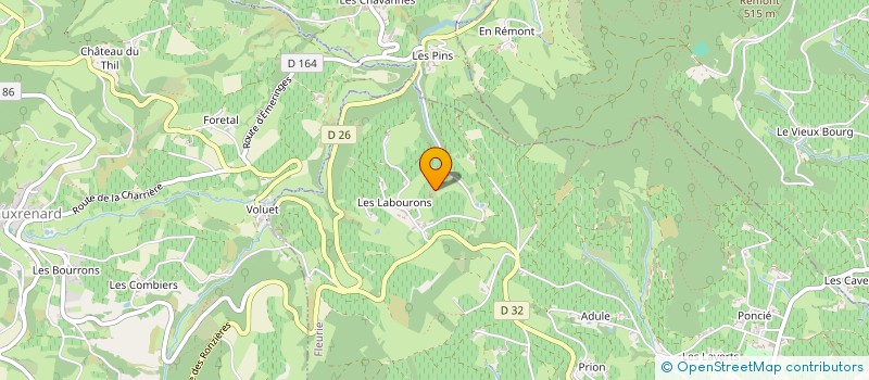 localisation de l'entreprise MONSIEUR FABIEN DE LESCURE à FLEURIE