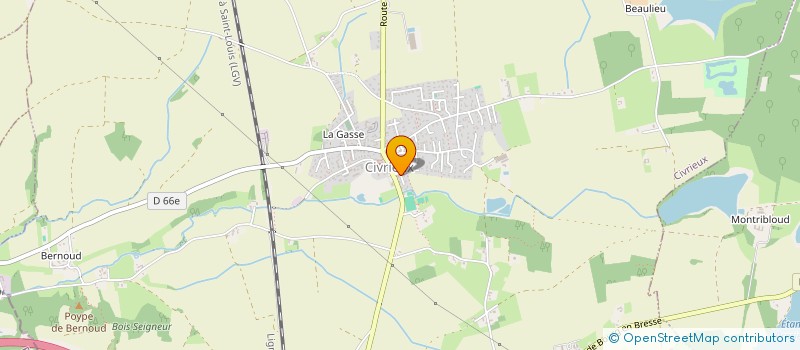 localisation de l'entreprise MONSIEUR FABIEN DE MARIA  CIVRIEUX