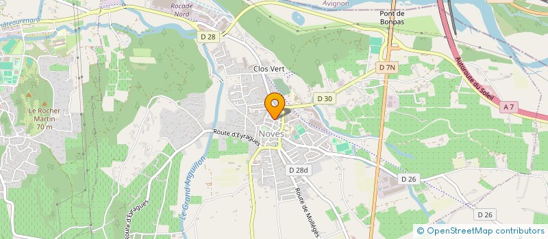 localisation de l'entreprise MONSIEUR FABIEN DEBOUT  NOVES