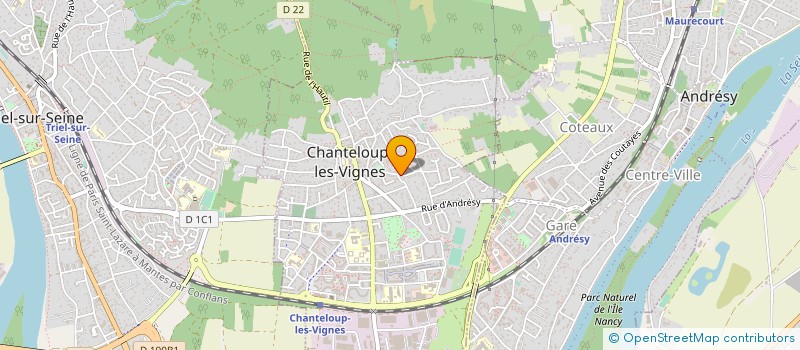 localisation de l'entreprise MONSIEUR FABIEN DEBRUYNE à CHANTELOUP-LES-VIGNES