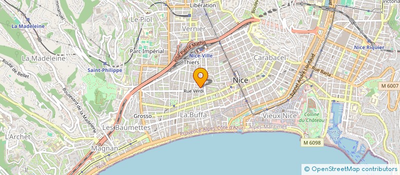 localisation de l'entreprise MONSIEUR FABIEN DECHAMPS à NICE