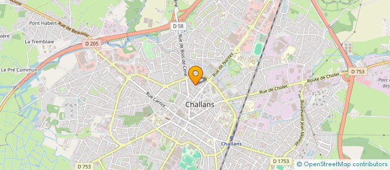 localisation de l'entreprise MONSIEUR FABIEN DEFLORENNE à CHALLANS