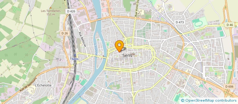 localisation de l'entreprise MONSIEUR FABIEN DEFLOU à SENS