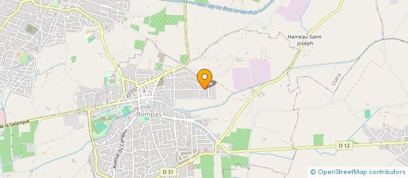 localisation de l'entreprise MONSIEUR FABIEN DEL CASTILLO  BOMPAS