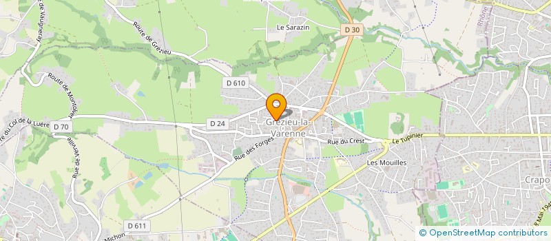 localisation de l'entreprise MONSIEUR FABIEN DELACOUR  GREZIEU-LA-VARENNE