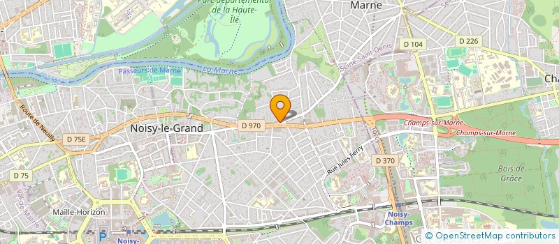 localisation de l'entreprise MONSIEUR FABIEN DELAGE à NOISY-LE-GRAND