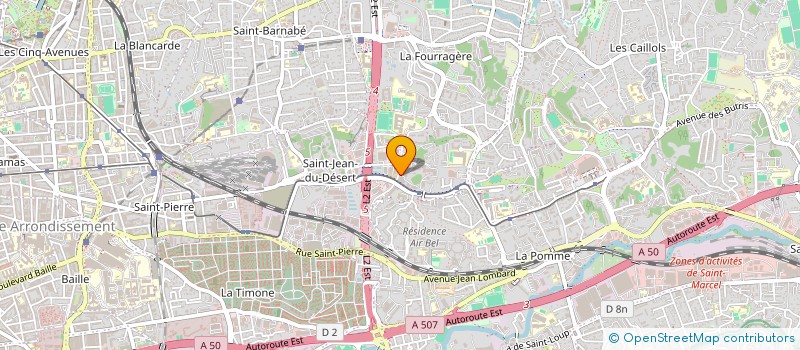 localisation de l'entreprise MONSIEUR FABIEN DELAGE à MARSEILLE