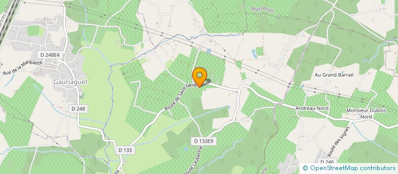 localisation de l'entreprise MONSIEUR FABIEN DELAGE  VAL DE VIRVEE