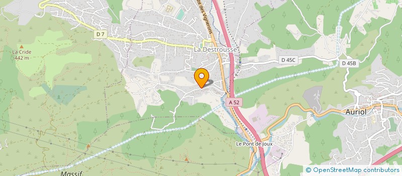 localisation de l'entreprise MONSIEUR FABIEN DELAUZUN  LA DESTROUSSE