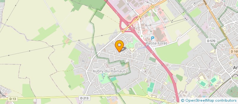 localisation de l'entreprise MONSIEUR FABIEN DELBECQ  PETITE-FORET