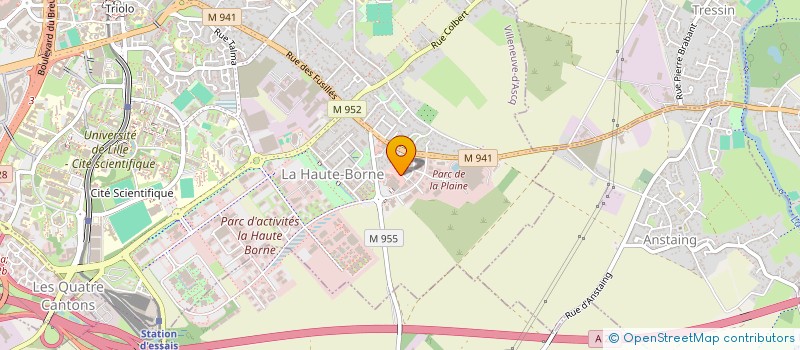 localisation de l'entreprise MONSIEUR FABIEN DELBECQUE à VILLENEUVE-D'ASCQ