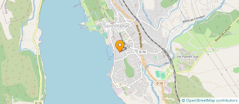 localisation de l'entreprise MONSIEUR FABIEN DELCAUSSE  SAINT-CHAMAS