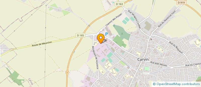 localisation de l'entreprise MONSIEUR FABIEN DELERUE à CARVIN