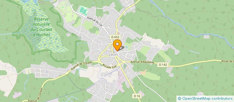 localisation de l'entreprise MONSIEUR FABIEN DELMOULY  LEON