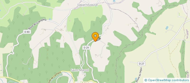 localisation de l'entreprise MONSIEUR FABIEN DELPECH  MOUZIEYS-PANENS