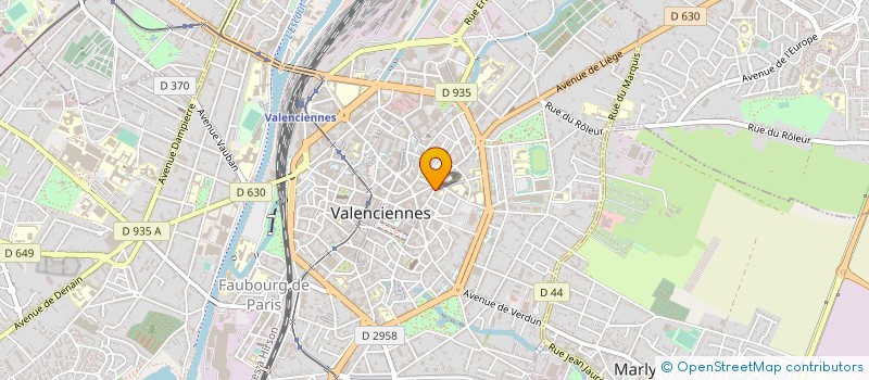 localisation de l'entreprise MONSIEUR FABIEN DELZENNE à VALENCIENNES