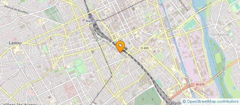 localisation de l'entreprise MONSIEUR FABIEN DEMANGE  NANCY