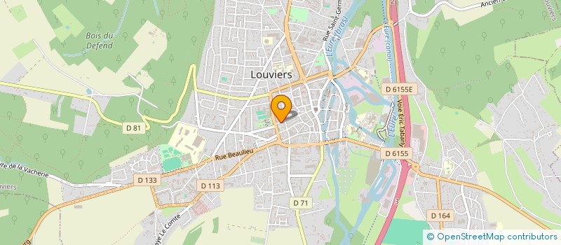 localisation de l'entreprise MONSIEUR FABIEN DEMEULES  LOUVIERS