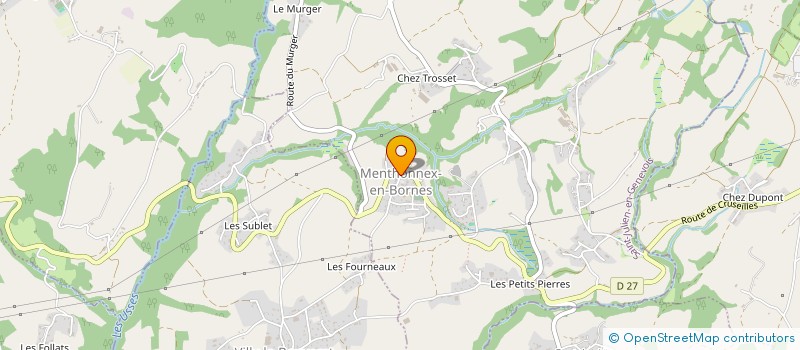 localisation de l'entreprise MONSIEUR FABIEN DEMOLIS  MENTHONNEX-EN-BORNES