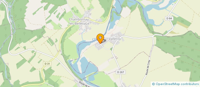 localisation de l'entreprise MONSIEUR FABIEN DEMONET  VALLEROY