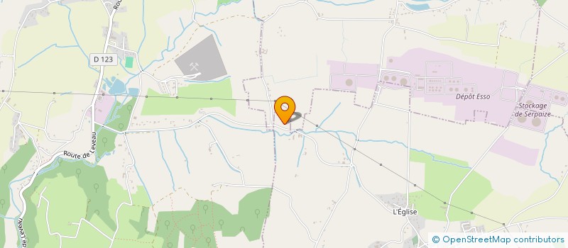 localisation de l'entreprise MONSIEUR FABIEN DEMOTIE  SERPAIZE